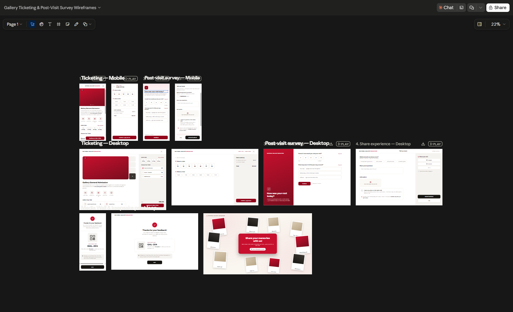 claude wireframes